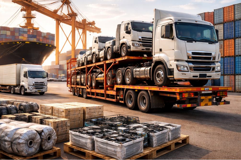 Ekspor Otomotif Naik 9,75%, Truk Lokal Indonesia Mulai Diakui Global