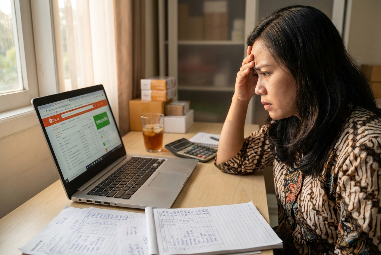 Biaya Admin Marketplace Indonesia 2026: Shopee, Tokopedia, Lazada, dan TikTok Shop