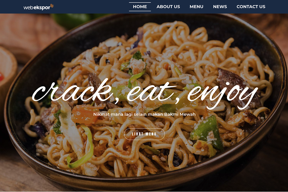 Template Website Bakmi 163