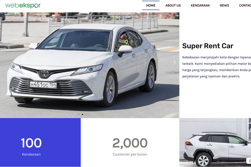 Desain Website Rental Mobil 161