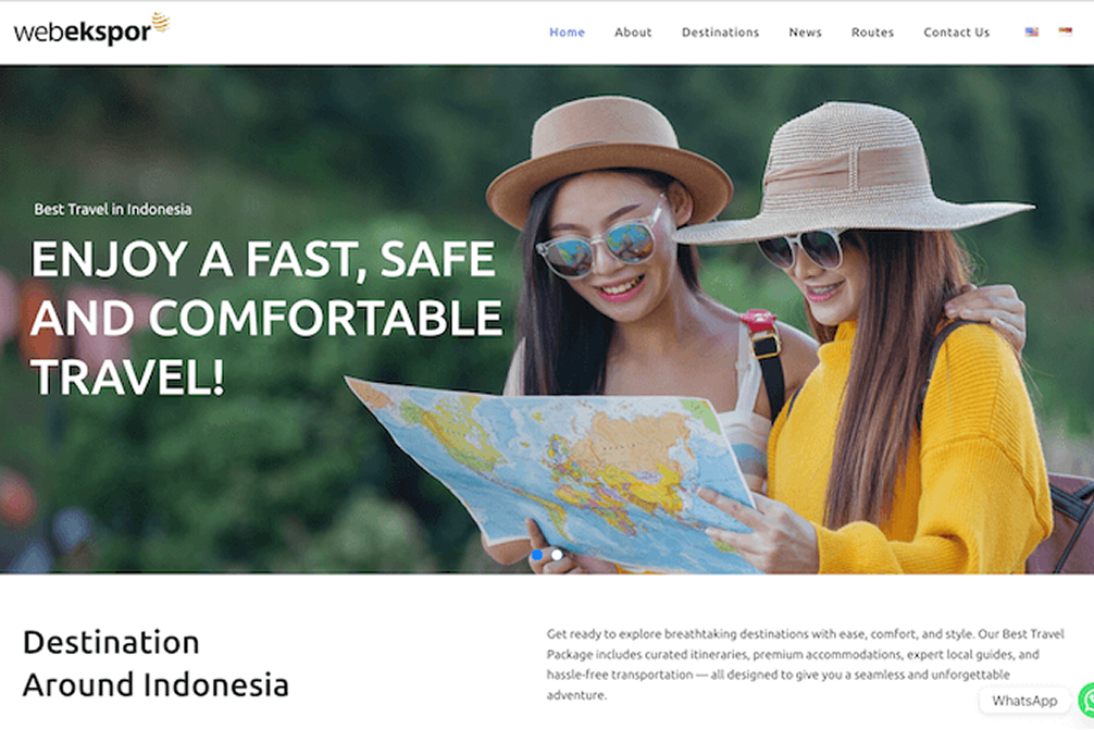 Desain Website Travel 184