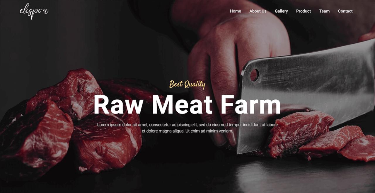Meat - Raw Meat Farms
