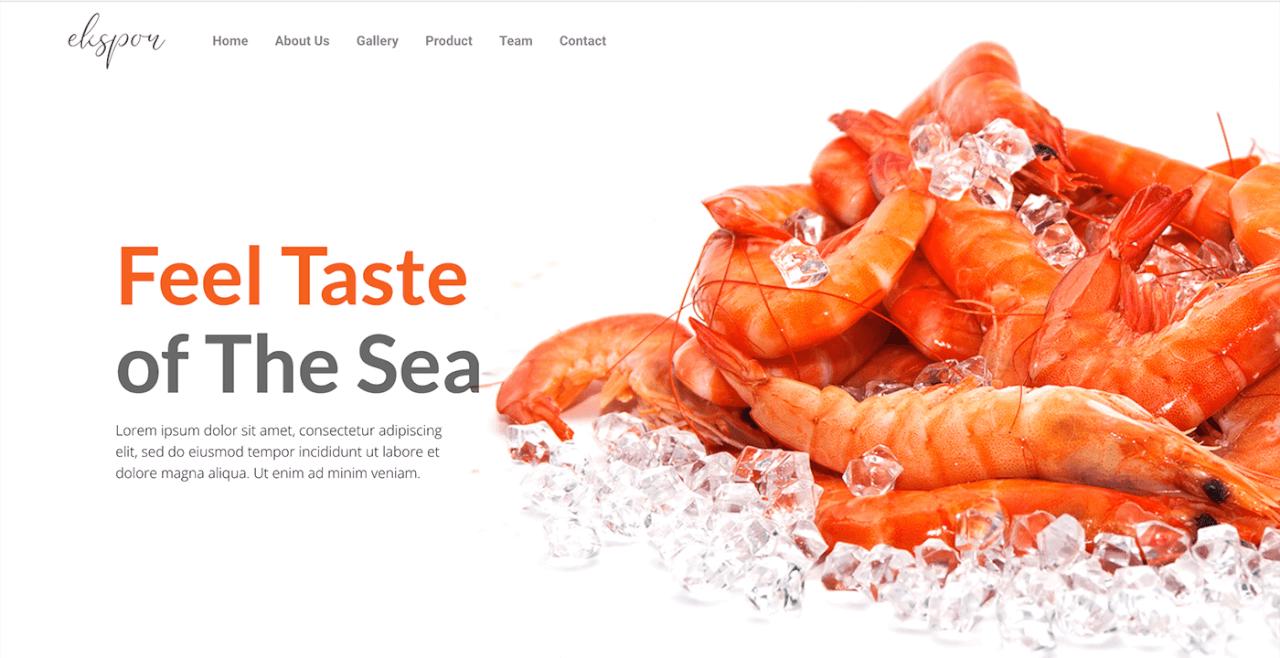 Seafood - Feel Taste of the Sea