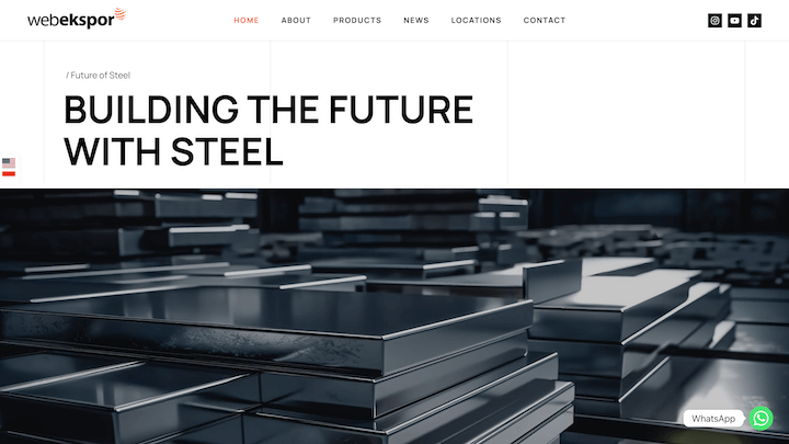 building the future with steel bangun masa depan dengan baja besi iron pabrik manufaktur alumunium konstruksi construction