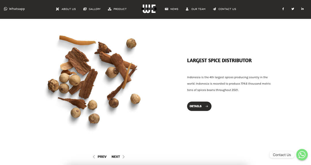 Largest Spices Distributor