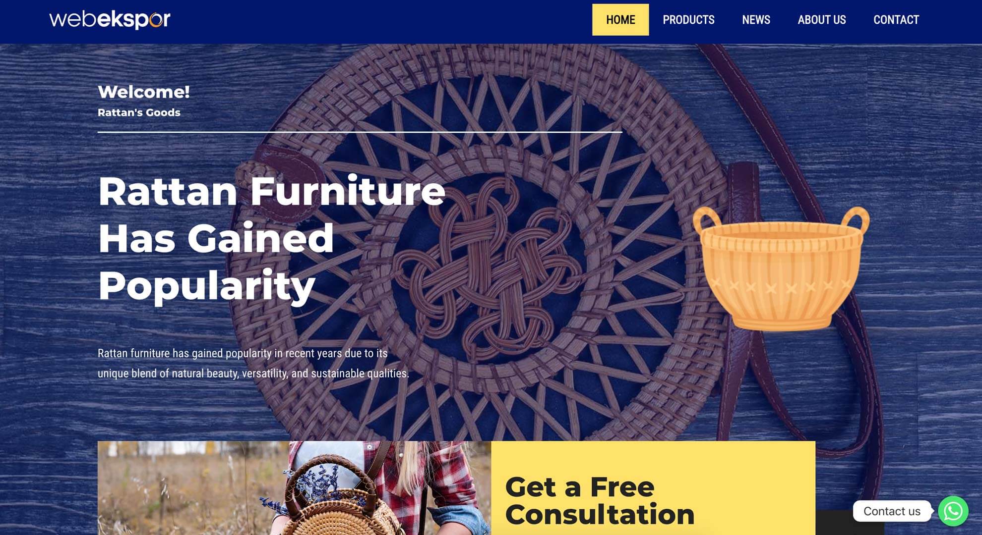 Rattan is Goods - World Rattan Distributor rotan kerajinan craft