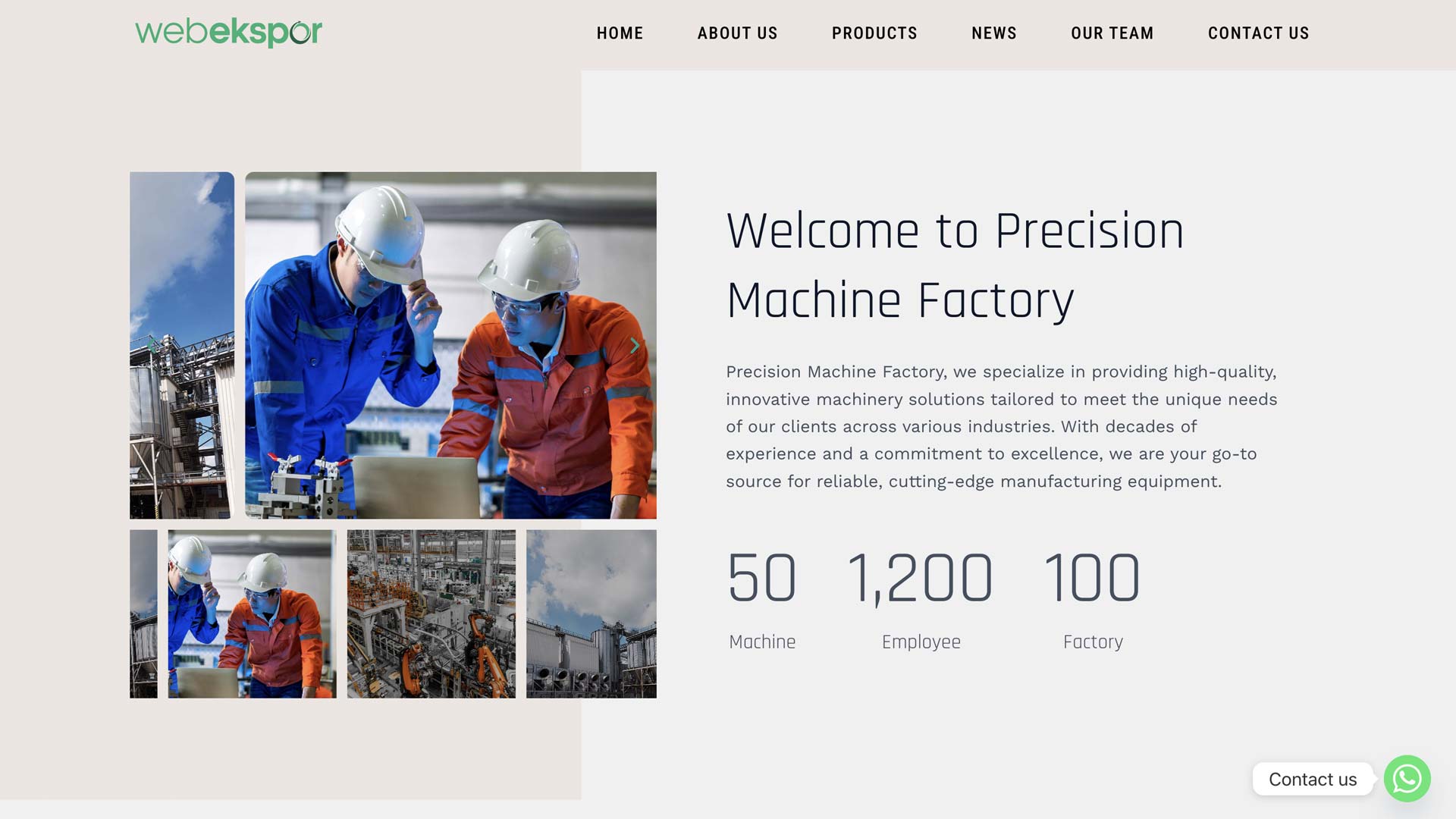  Machine Factory - Providing high-precision mesin industri pabrik industry cnc