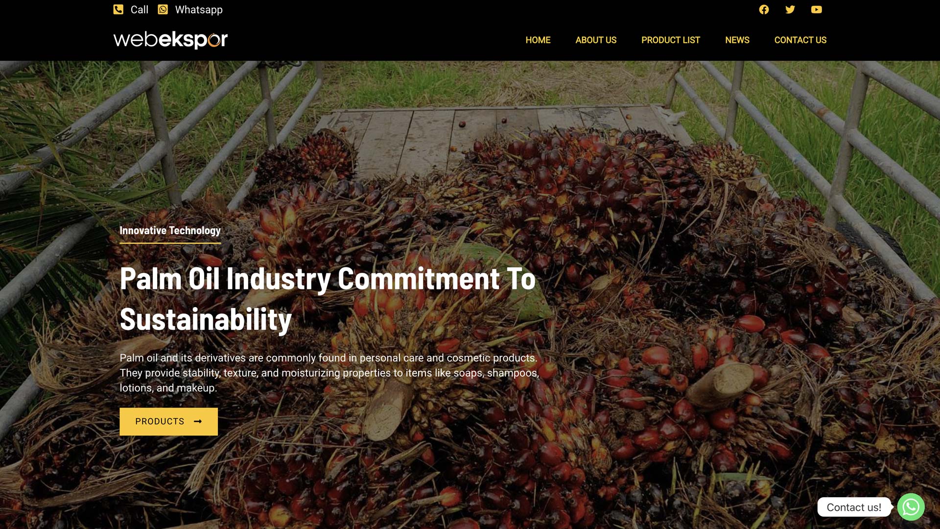 Ubiquity Palm Oil - World wide Ekspor Solution minyak sawit CPO PKO