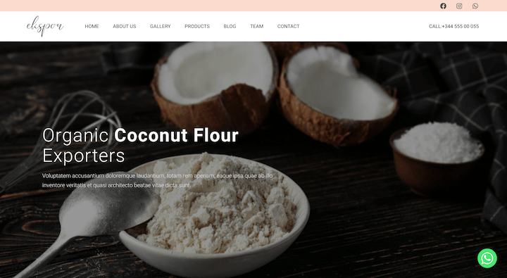 Coconut Flour - Organic Coconut Flour Exporters