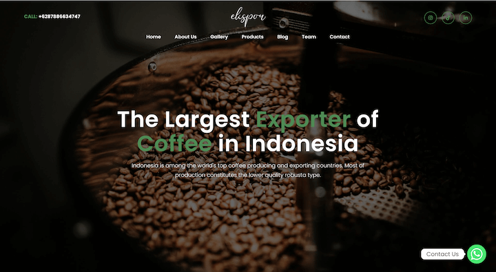 Exclusive Planted Coffee from Indonesia