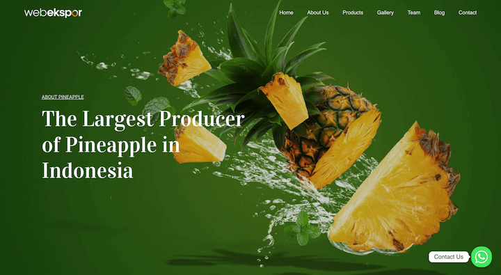 The Largest Producer of Pineapple